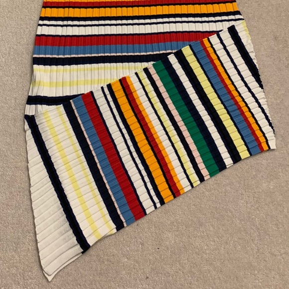 MILLY - Directional Pop Stripe Shift Dress - Picture 4 of 4